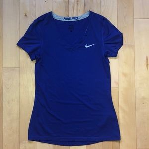 Nike Women’s Top Blue Dryfit